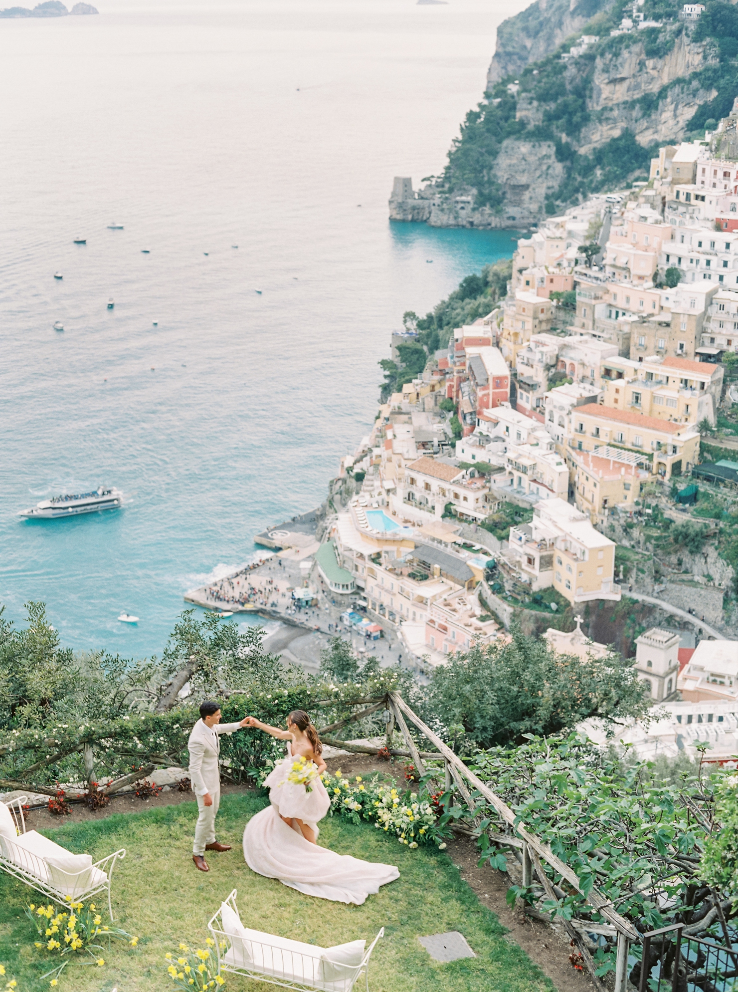 A Positano, Amalfi Coast, Italy Wedding at Villa San Giacomo 